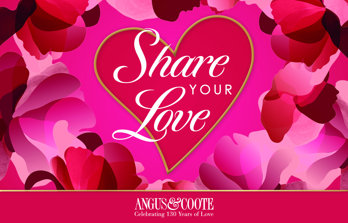 Celebrate Your Love Story with Angus & Coote and Save up to 50% Off Selected Gifts