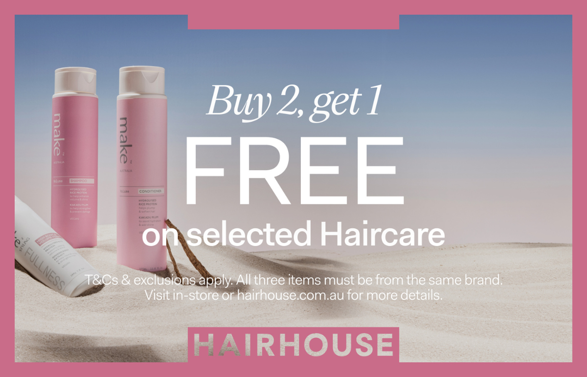 Buy 2, Get 1 FREE on Selected Haircare