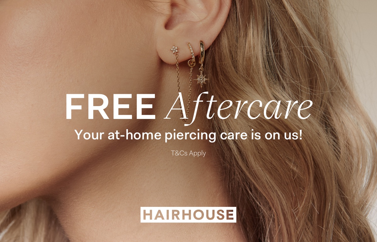 Hairhouse - $39 Piercings & Free Aftercare